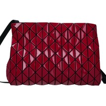 美品 BAO BAO ISSEY MIYAKE バオバオイッセイミヤケ BB83-AG463 ルーセント ショルダーバッグ プラム レディース_画像3