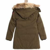 CANADA GOOSE カナダグース 2603JL ブロンテパーカ カーキ XS コート ポリエステル レディース 中古_画像6