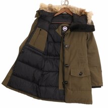 CANADA GOOSE カナダグース 2603JL ブロンテパーカ カーキ XS コート ポリエステル レディース 中古_画像5