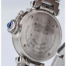 Cartier カルティエ W3140007 2973 ミスパシャ SS クォーツ 腕時計 シルバー レディース_画像7