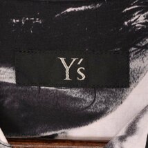 Y's ワイズ Y's 1972 A MOMENT IN Y's WITH MAX VADUKUL 50 BLOAD LONG SHIRT YF-B16-027 ブラック 1 トップス コットン メンズ 中古_画像6