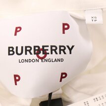 BURBERRY バーバリー ホワイト 8057296 バックロゴ刺繍シャツ ホワイト XS トップス コットン メンズ 中古_画像7