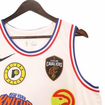 NIKE ナイキ ×シュプリーム AQ4228-100 18SS NBA Teams Authentic Jersey ホワイト L トップス ポリエステル メンズ 中古_画像3