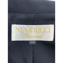 NINA RICCI ニナリッチ ブラック ワンピース スーツ セットアップ ブラック 13AR スーツ レーヨン レディース 中古_画像8