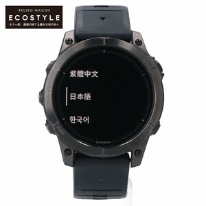 【1円/美品】 GARMIN ガーミン 010-02803-52 ブラック チタニウム epix Pro (Gen 2) 47mm エピックスプロ スマートウォッチ 腕時計