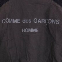 COMMEdesGARCONS HOMME コムデギャルソンオム 90s ネイビー HN-080110 切り替え バックロゴニット ネイビー F トップス ウール メンズ 中古_画像6