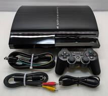 260 中古 SONY PS3 プレステ3 プレステーション3 本体 CECHA HDD：500GB FW3.55 PS2OK品_画像1