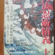 実戦 古武道 第一巻 古流兵法忍術精義 上 自然流自然館 間中雲水 壮神社 体術 無刀捕 六尺棒術 小太刀 戸隠流忍法 骨法 ビデオテープ [s97]_画像6