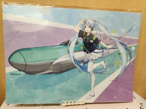 JR北海道×NewDays×SNOW MIKU☆クリアファイル☆初音ミク☆スノーミク☆非売品