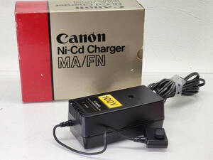 ★ R6021　Canon キャノン　Ni-Cd Charger MA/FN　チャージャー　100V充電器　元箱付き　レア★