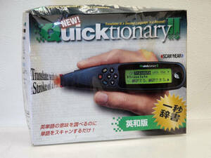 R60214　未使用　WIZCOM New Quicktionary　魔法の電子辞書　翻訳機　英和版　一秒辞書　