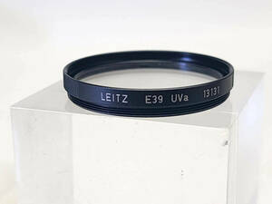 ★ R60222　LEITZ　E39　Uva　13131　GERMANY　ライツ　ライカ　レンズフィルター　ケース付き ★