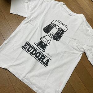 ピーナッツ Tシャツ ユードラ　EUDORA 復刻　バックプリント　ビンテージピーナッツ ビームス スヌーピー 古着