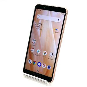 美品 AQUOS sense3 SHV45 ライトカッパー au SIMロック解除済み 白ロム スマホ本体 送料無料 Y15MR