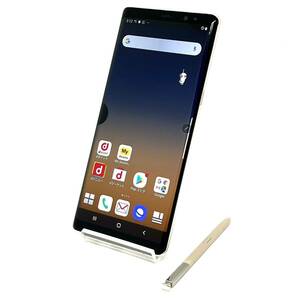 Galaxy Note8 SC-01K ゴールド docomo SIMフリー 白ロム 64GB スマホ本体 送料無料 訳あり Y18MR