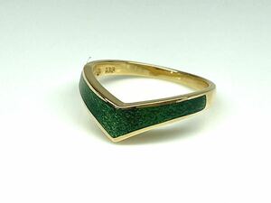 .MZp196 кольцо кольцо MIKIMOTO Mikimoto K18 Gold 3.65g