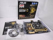 ASUS B85M-G　LGA1150マザーボード_画像1