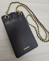 CHANEL シャネル ノベルティ ココクラッシュ ポーチ チェーン ショルダーケース 携帯ケース_画像5