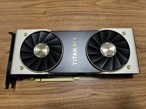【ジャンク】NVIDIA TITAN RTX 24GB グラフィックボード GPU