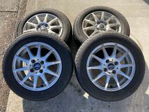 BRIDGESTONE ECOPIA NH100 2021年 175/65-14 A-TECH SCHNEDER 14×5.5J ET45 4本 フィット、デミオ、ノートなど_画像1