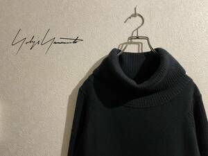 ◯ Yohji Yamamoto S'yte タートルネック ニット ワンピース / ヨウジヤマモト ロング コットン ブラック 黒 S Ladies #Sirchive