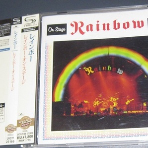 ♪♪即決 高音質 SHM-CD ！！ レインボー 名盤「Rainbow On Stage」 帯付 2012盤 コージー・パウエル ロニー・ジェイムズ・ディオ ♪♪の画像1