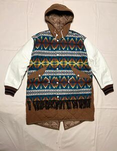 JUNYA WATANABE MAN × PENDLETON 袖レザー切替 ジュンヤワタナベ コムデギャルソン ペンドルトン ジャミロクワイ WJ-C005