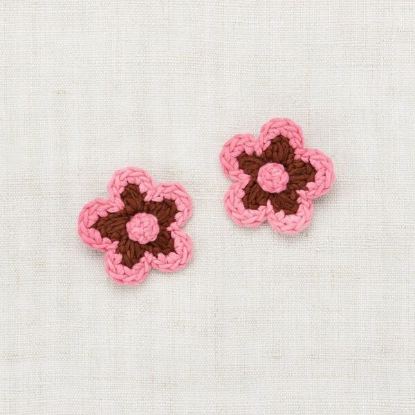 新品 Misha & Puff Flower Clip Set Cedar