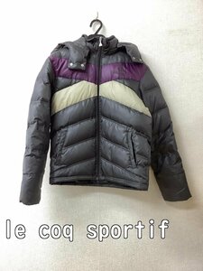 le coq sportif ルコックスポルティフ ダウン70%ジャケット スモーキーなブラウン サイズL