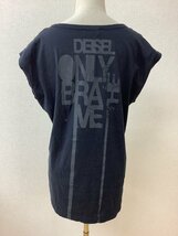 ディーゼル (Diesel) 黒カットソー フォトプリントやロゴ サイズM_画像4