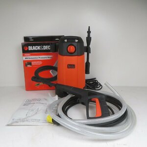 【動作確認済】 BLACK+DECKER ブラックアンドデッカー PW1200 高圧洗浄機 2014年製 電動工具 / 140 (SGF014249)