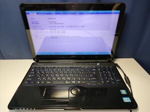 【ジャンク】富士通 LIFEBOOK AH77/G FMVA77GB i7仕様(CPU等欠品) BIOS起動可能 マザーボード 液晶難あり キーボード難あり【動作確認済】