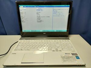 【一部ジャンク】NEC LaVie LL750/M PC-LL750MSW-YC i7仕様(CPU等欠品) BIOS起動可能 マザーボード 液晶パネル キーボード【動作確認済み】