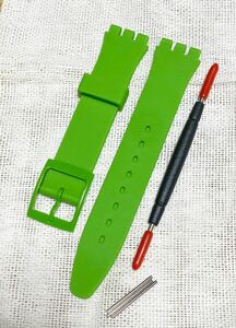 SWATCH Swatch для силикон ремень частота зеленый 