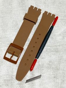 Swatch Swatch Silicon Belt Band Brown