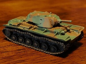 ワールドタンクミュージアム 1/144　対決編　KV-1A　重戦車　海洋堂　タカラ　ソ連軍　ロシア　街道上の怪物