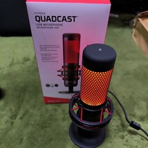 HYPERX QUADCAST USBマイク kingston 美品 持ち運びケース付き 動作確認済み_画像1