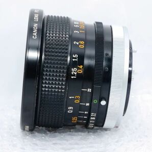 ☆外観良好・完動☆CANON FD 17mm F4 S.S.C. キヤノン 広角単焦点レンズ 超希少☆保証付☆A052の画像9