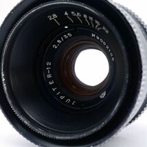 ☆良品・完動☆JUPITER-12 35mm F2.8 L39 Lマウント ジュピター 単焦点レンズ 後玉傷なし☆保証付☆B533_画像2