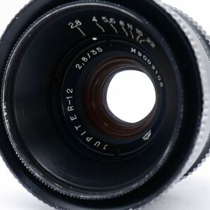 ☆良品・完動☆JUPITER-12 35mm F2.8 L39 Lマウント ジュピター 単焦点レンズ 後玉傷なし☆保証付☆B533の画像2