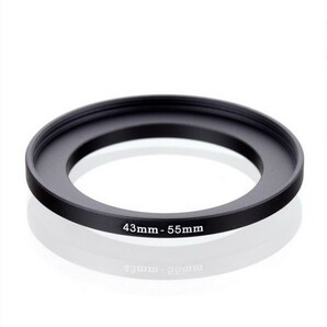 高品質 ステップ アップ リング 43mm→55mm 全141種類