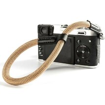 クライミングロープ カメラ用 ハンドストラップ グレイッシュカラー 全6色 (ベージュ／A01569)_画像1