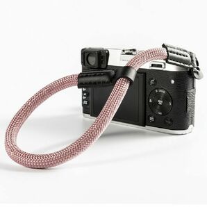 クライミングロープ カメラ用 ハンドストラップ グレイッシュカラー 全6色 (ピンク／A01568)の画像1