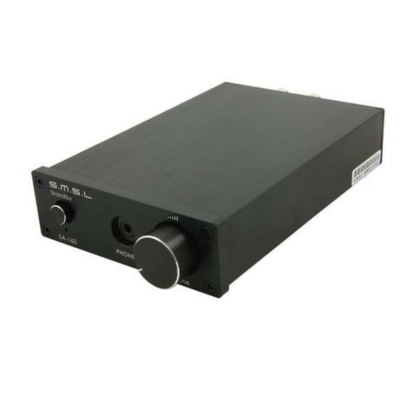 【送料無料】 S.M.S.L SA-160 ブラック 高品質 HIFI デジタルアンプ TDA7498E ヘッドフォンアンプ 内蔵 ACアダプターセット