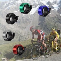 【送料無料】 自転車ベル シルバー スマート ハンドル バイク リング BICYCLE BELL 軽量 アルミニウム合金 MTB サイクリング アウトドア_画像8