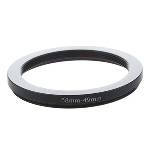 高品質 ステップ ダウン リング 58mm→49mm 全141種類