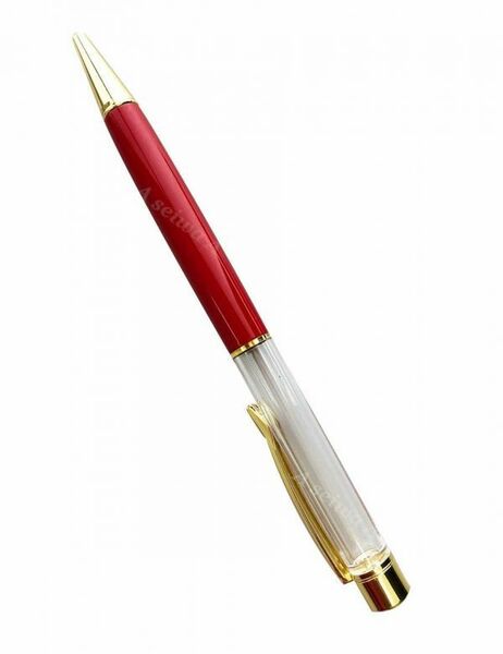 AseiwaA ハーバリウム ボールペン 手作り キット 本体のみ (レッド) A00933