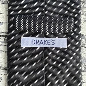 DRAKE'S　ネクタイ　レジメンタル　ストライプタイ　フェアファクス　HAND MADE　シルク100%