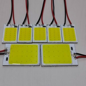 10系 アルファード 超爆光! T10 LED ルームランプ COB全面発光 7個セット ホワイト トヨタ /c24/c18