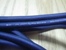 送料無料 BELKIN Pure AVシリーズ RCA Audio Cable RCAオーディオケーブル 約95cm きれいです_画像4